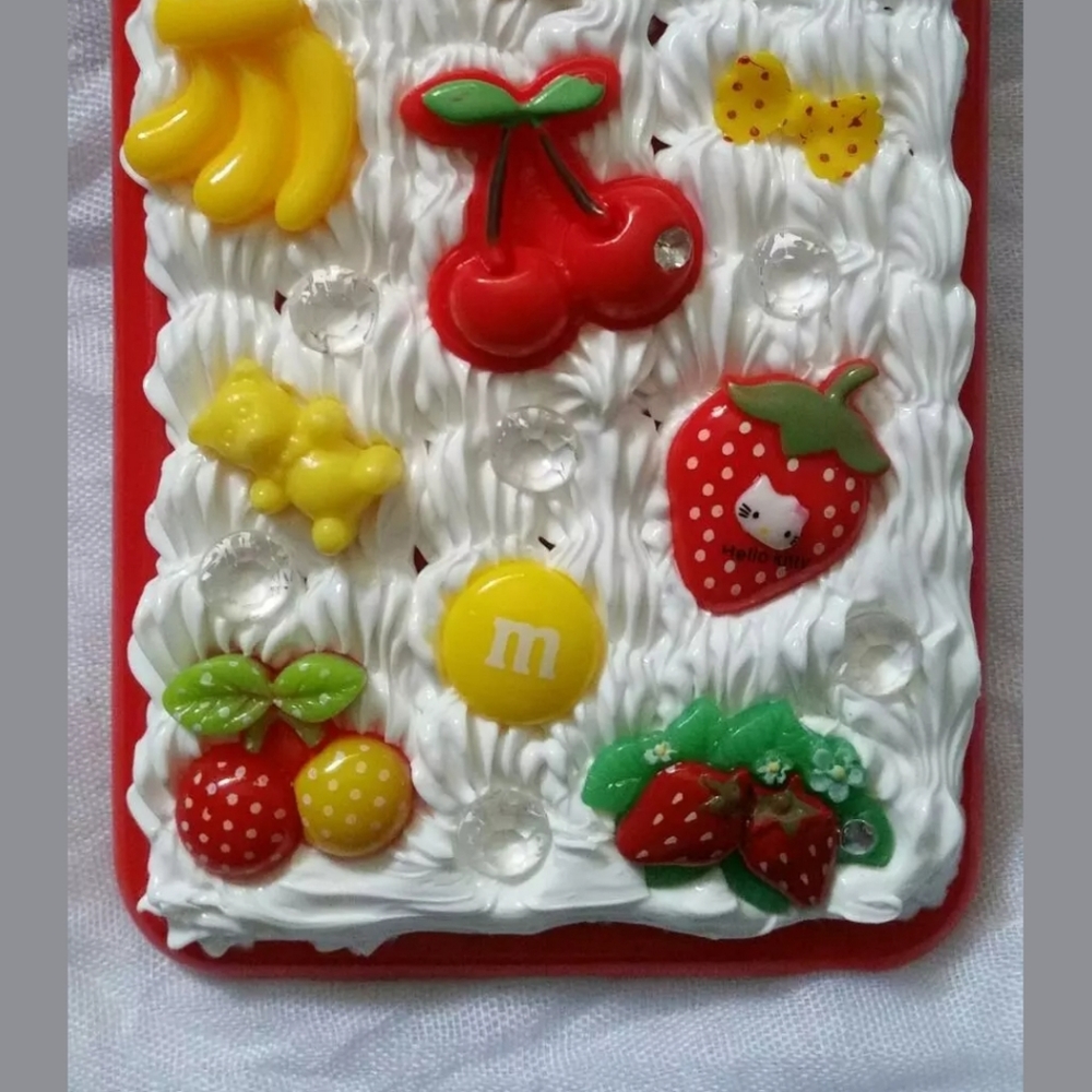 iPhone 6/6s PLUS Red Whipped Decoden Phone Case - Picture 5 of 7